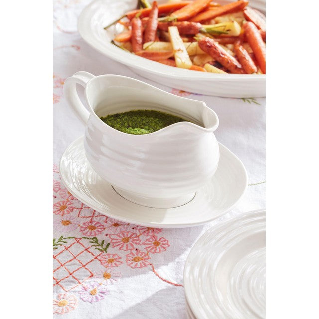 Sophie Conran Gravy Boat & Stand White 1pt (British brand)