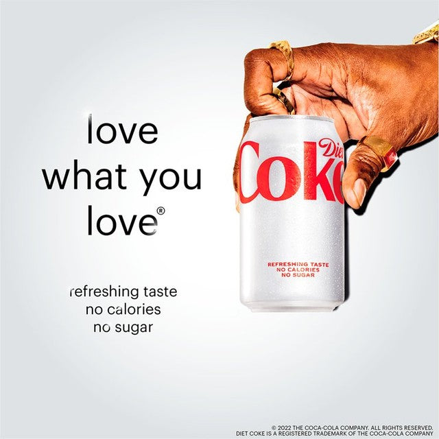 Coca-Cola Diet Coke 30 x 330ml cans - British product