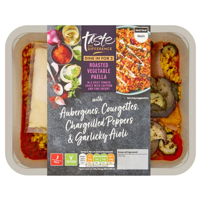 Sainsburys Sainsburys Roasted Vegetable Paella Taste the Difference 700g- Buy online at McGrocer