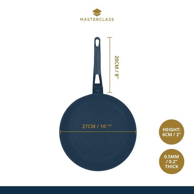 MasterClass cast aluminium frying pan with induction base 26cm, imported from the UK