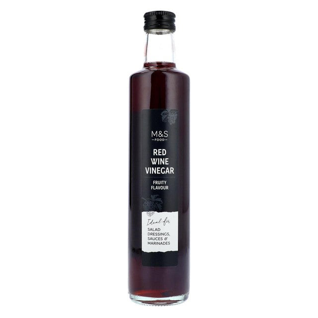 M&S red wine vinegar 500ml, imported from the UK