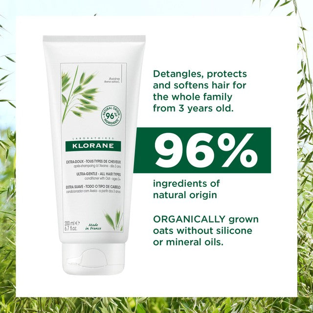 Klorane Softening Conditioner with Oat Milk 200ml, UK version
