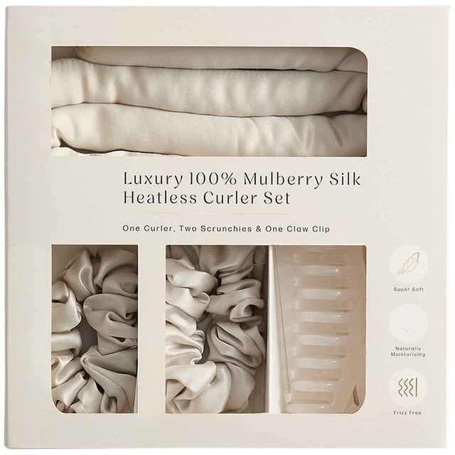 M&S mulberry silk heatless curler light grey, UK version