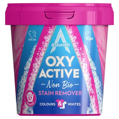 Astonish Oxy Active Non Bio Stain Remover Powder 1.25kg