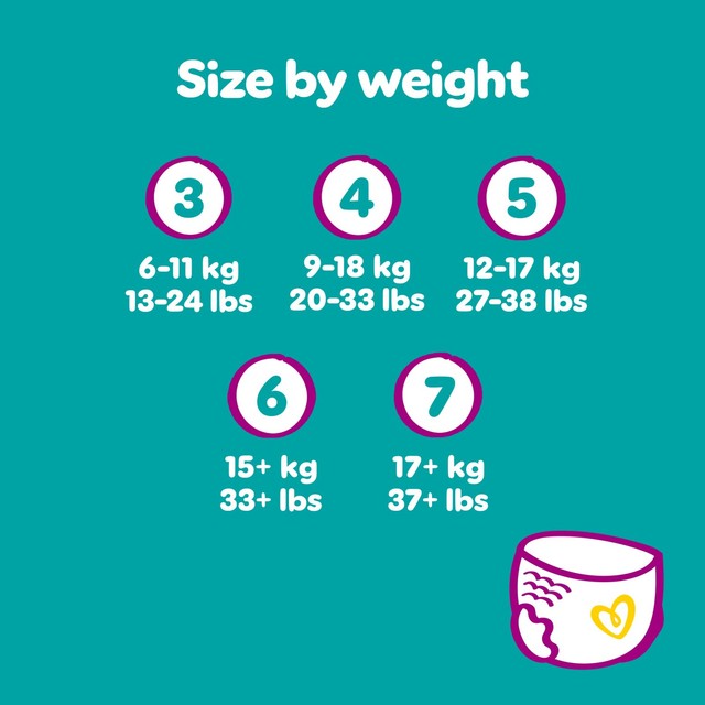 Pampers Nappy Pants Premium Protection 3, imported from the UK