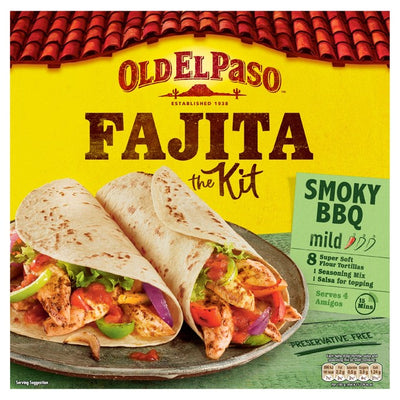M&S Old El Paso Smoky BBQ Fajita Meal Kit 500g- Buy online at McGrocer