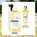 Klorane brightening shampoo with camomile for blonde hair 400ml, UK version