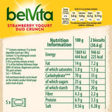 Belvita strawberry yogurt duo crunch breakfast biscuits - British product