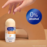 Sanex sensitive antiperspirant roll-on deodorant 50ml (British brand)