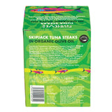 Fish 4 Ever skipjack tuna steaks in olive oil 3 x 160g - British product