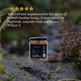 Scottish Bee Company heather honey 227g, UK version
