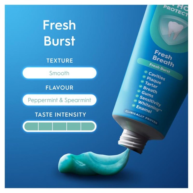 Oral-B Pro Expert Deep Clean Fresh Burst Mint toothpaste 75ml, imported from the UK