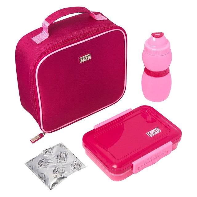 Polar Gear pink insulated lunch set, imported from the UK