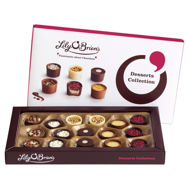 Lily O'Brien's Desserts Collection assorted chocolate truffles 210g, UK version