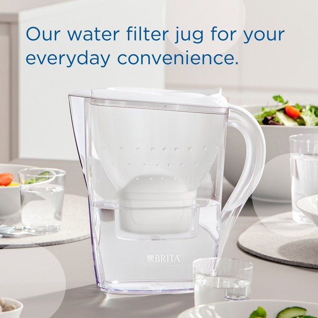 Brita Marella Cool White MX PRO water filter jug 2.4L - British product