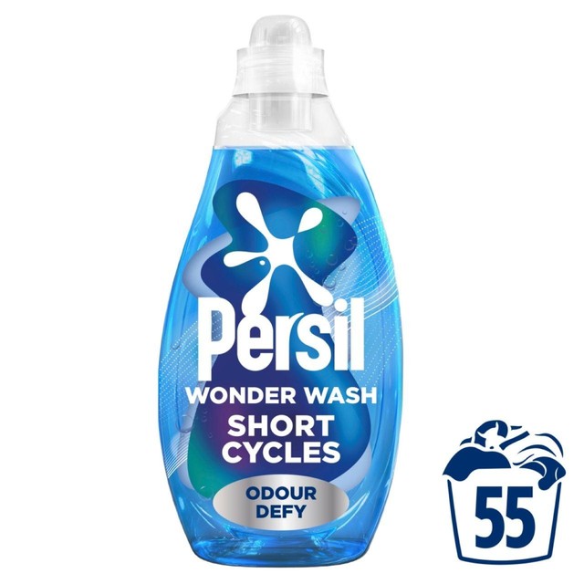 Persil Wonder Wash Odour Defy detergent 55 washes, imported from the UK