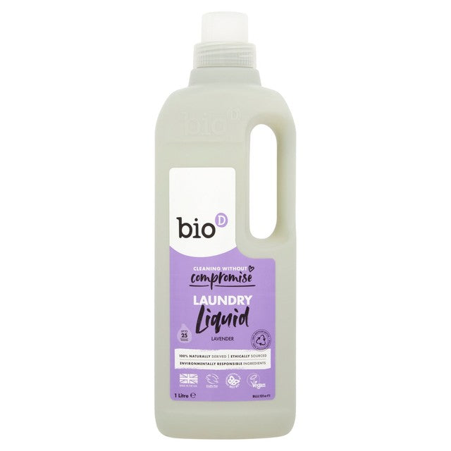 Bio-D lavender laundry liquid 1L - British product