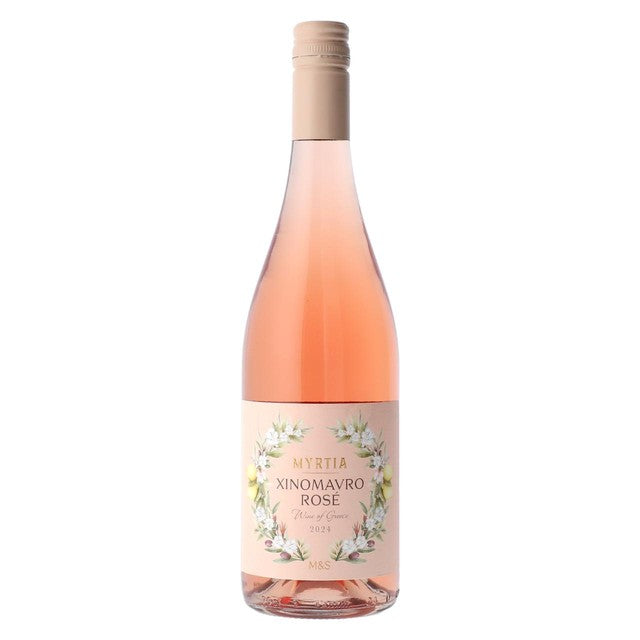 M&S Myrtia Xinomavro Greek Rose wine 75cl, imported from the UK