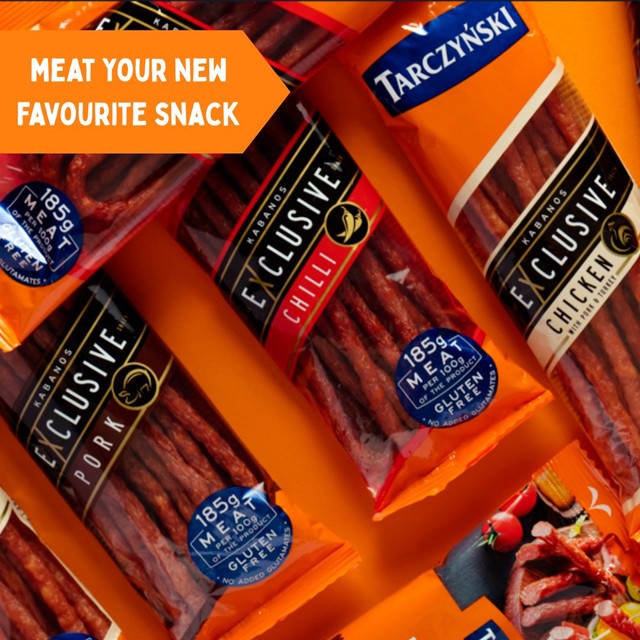 Tarczynski Kabanos Exclusive Pork sausage, imported from the UK