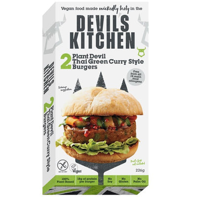 M&S Devil's Kitchen برجر نباتي على طراز الكاري الأخضر التايلاندي - اشترِ عبر الإنترنت من McGrocer