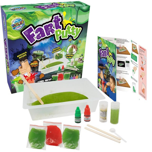 Wild Science Fart Factory slime kit with putty (British brand)