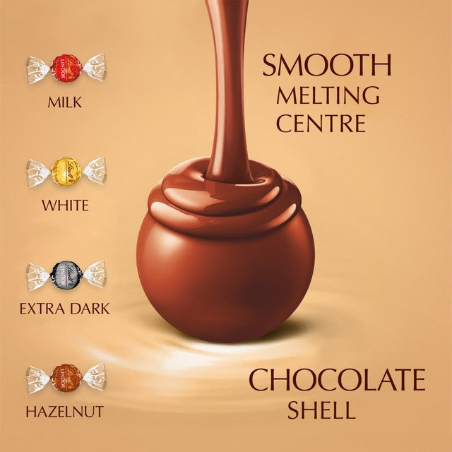 Lindt assorted chocolate truffles 337g box, UK version