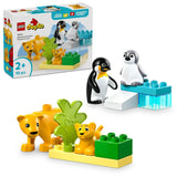 LEGO DUPLO animal toy set Penguins & Lions 10 pieces, UK version