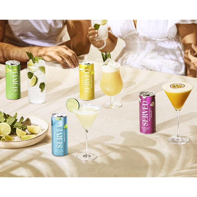 Served Pina Colada canned cocktail 250ml (British brand)