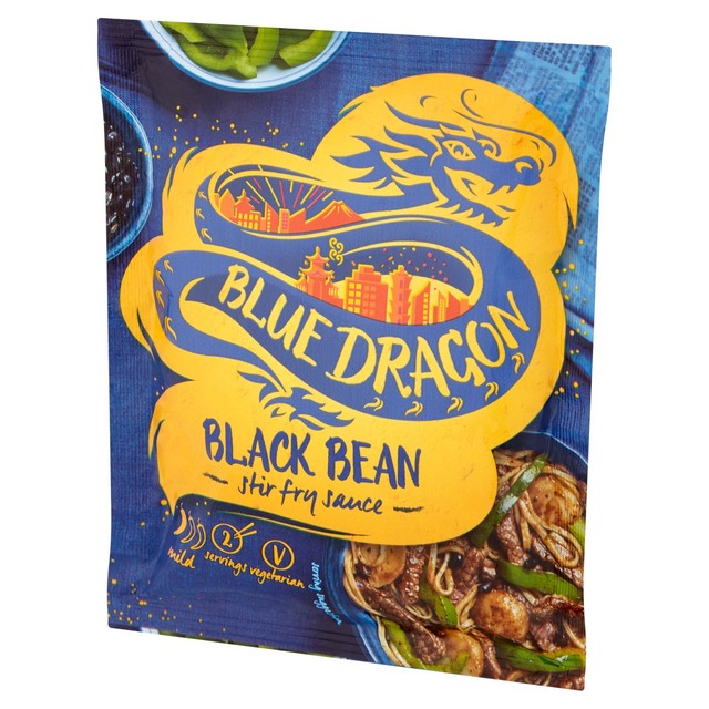 Blue Dragon black bean stir fry sauce 120g - British product