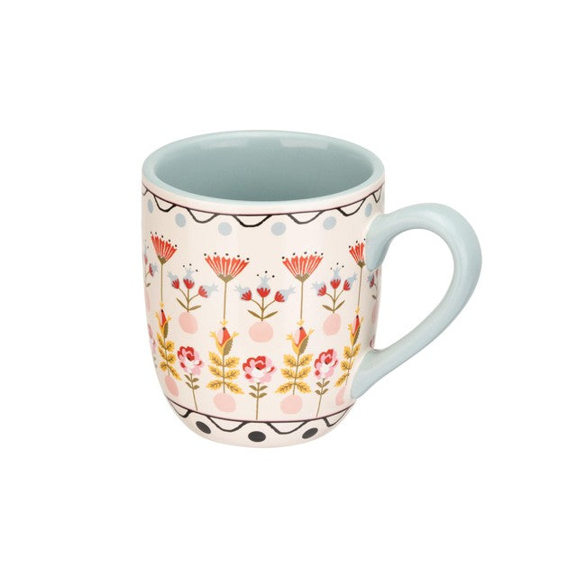 Cath Kidston blue breakfast mug 300ml, UK version