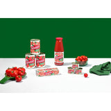 Tarantella Organic peeled plum tomatoes in tomato juice 400g (British brand)