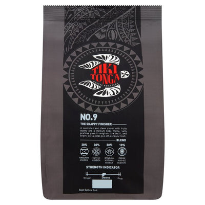 Tiki Tonga No.9 ganze Kaffeebohnen Snappy Finisher 227g