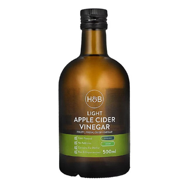 Holland & Barrett light apple cider vinegar 500ml, UK version