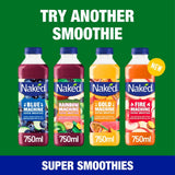 Naked Green Machine Fruit Smoothie 750ml, imported from the UK