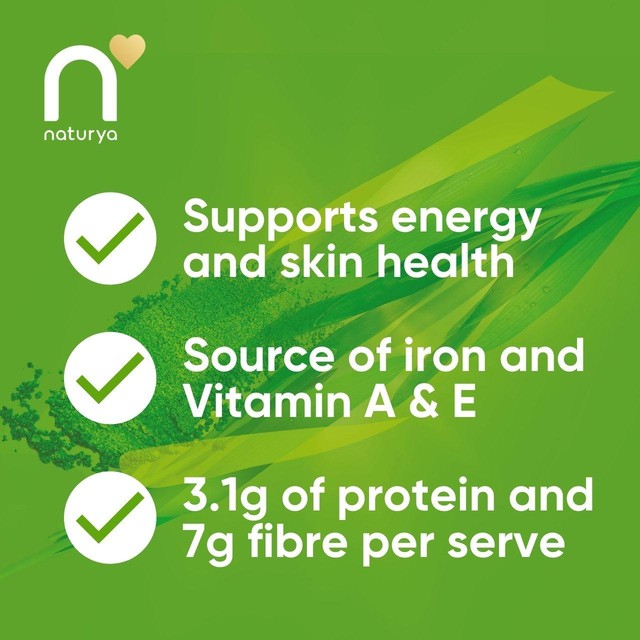 Naturya organic wheatgrass powder 200g, imported from the UK
