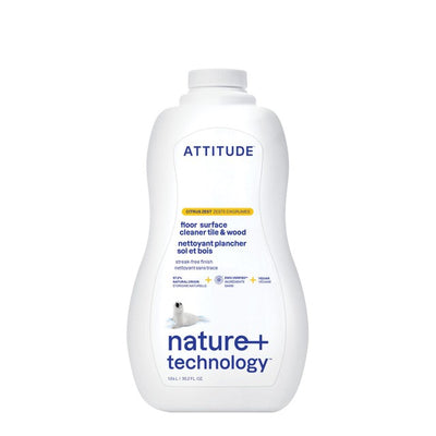 M&S Attitude Citrus Zest Floor Cleaner for Tiles and Wood 1.05L- Buy online at McGrocer