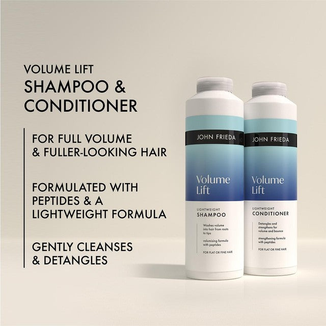 John Frieda Volume Lift Bundle Pack shampoo and conditioner (British brand)