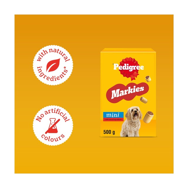 Pedigree Markies Mini Marrowbone dog treats 500g, imported from the UK
