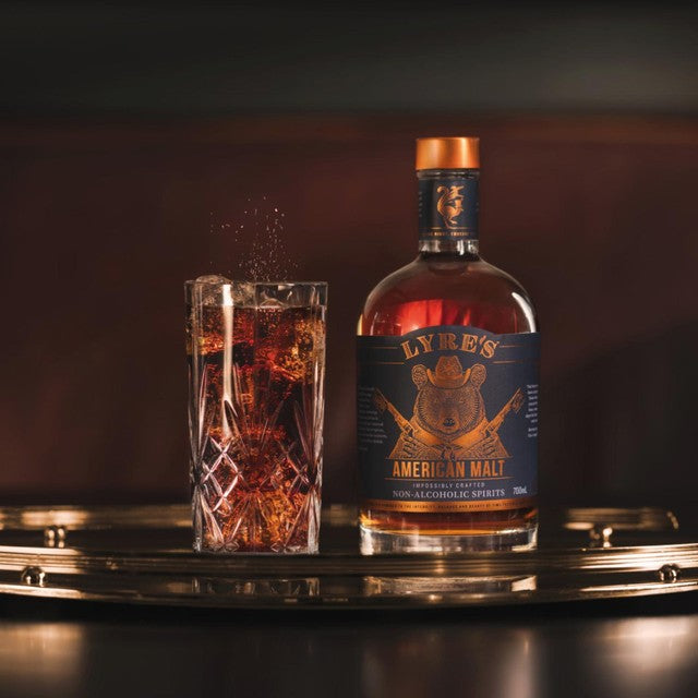 Lyre's American Malt alcohol-free spirit 70cl, UK version