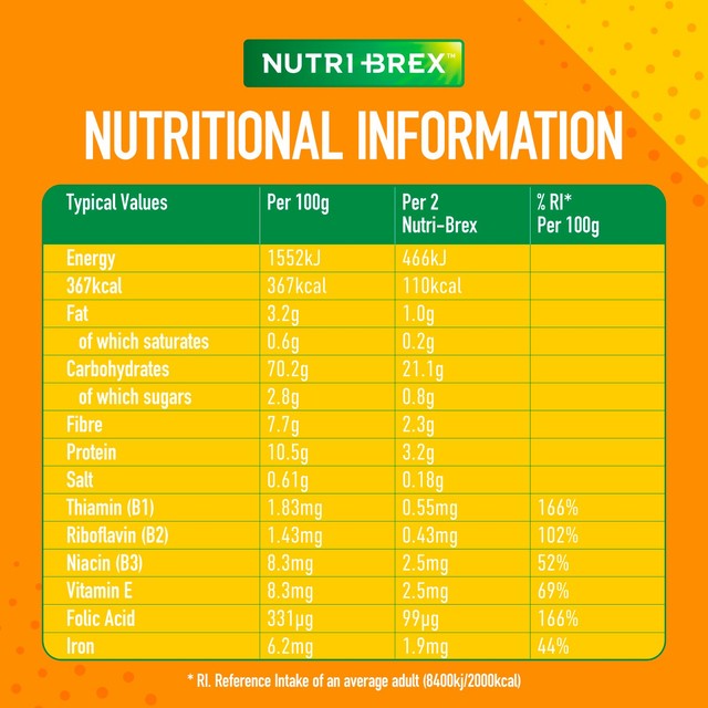 Nutribrex gluten free wholegrain sorghum cereal 375g, imported from the UK