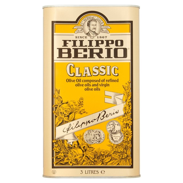 Filippo Berio Classic Olive Oil 3L tin (Italian brand)