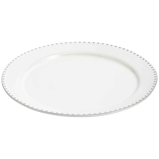 M&S Mia Grey dinner plate, imported from the UK