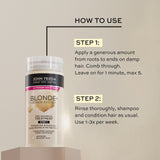 John Frieda Blond Repair pre-shampoo treatment for blonde hair 100ml, UK version