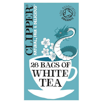 M&S Clipper Organic White Tea Bags 26 Bags- Buy online at McGrocer