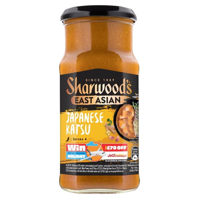 Sharwood's Japanese Katsu Curry Sauce 415g (British brand)
