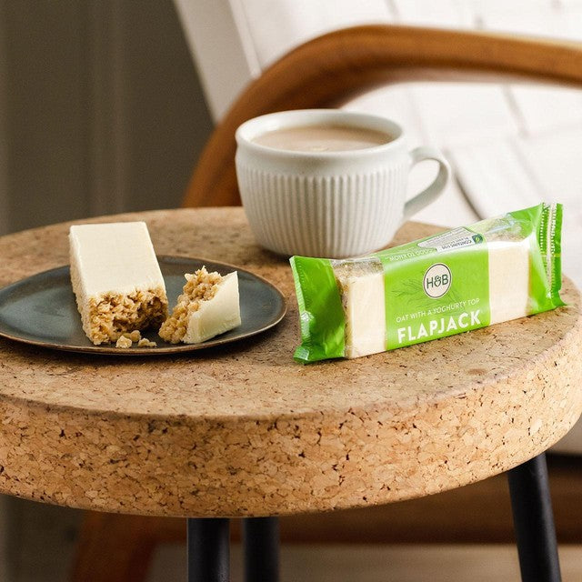 Holland & Barrett yogurt flavoured topped flapjack 100g, UK version