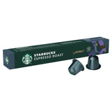 Starbucks Espresso Roast coffee pods 10 capsules (British brand)