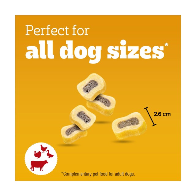 Pedigree hundegodbiter storfekjøtt og fjærkre tyggbare skiver - britisk produkt