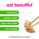 Itsu vegetable fusion gyoza 1kg family pack, UK version