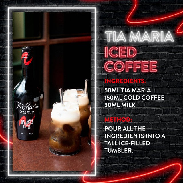 Tia Maria cold brew coffee liqueur, imported from the UK